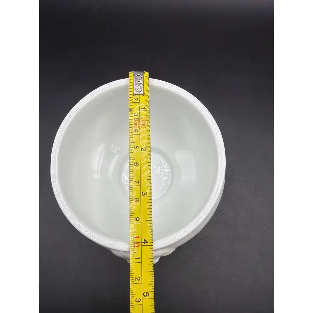 Sur La Table Lion's Head French Onion Soup Bowl White Ceramic 14 Oz Portugal